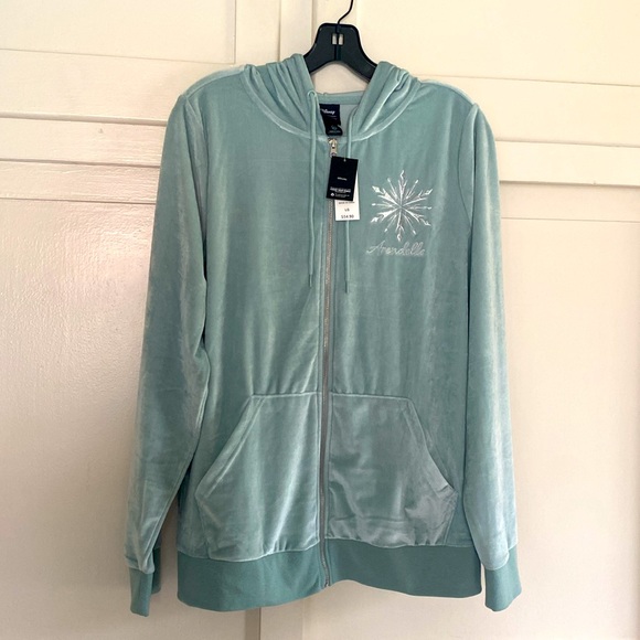 DISNEY FROZEN “ELSA” PORTRAIT ZIP-UP HOODIE BOXLUNCH EXCLUSIVE SIZE LARGE🌟NWT🌟 - Picture 4 of 16
